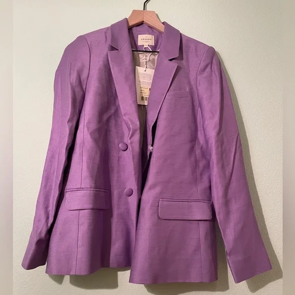 Sézane RARE NWT Christie Jacket in Lavender Size 38/US 6 - Picture 4 of 6